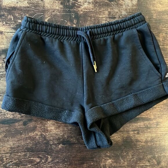 WeWoreWhat • Black pull on rolled sweat shorts - Picture 5 of 8